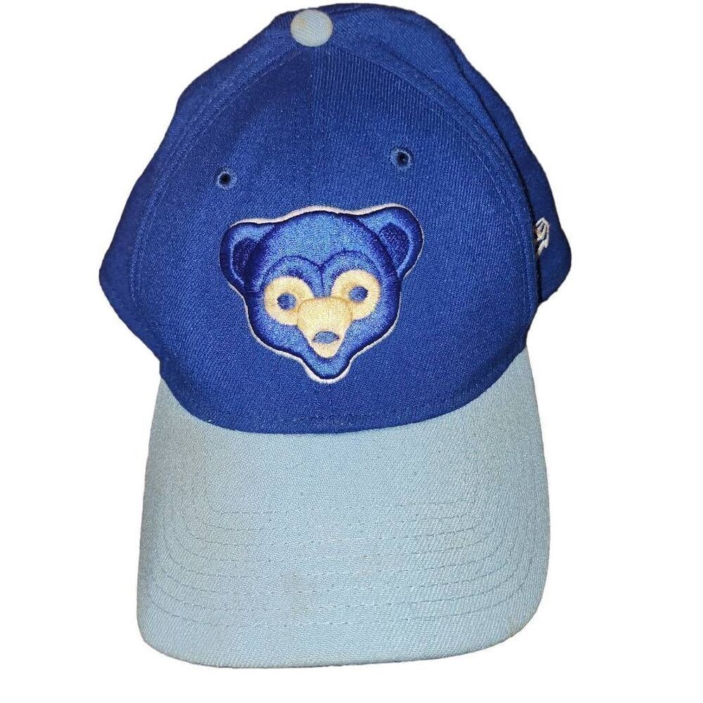 Chicago Cubs 1969 Logo 39THIRTY Flex Fit Hat By New Era Small/Medium